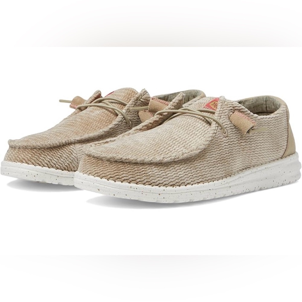 Women’s Hey Dude tan corduroy shoes